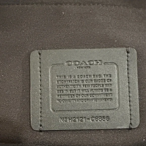 Coach Tan and Black Men's Backpack - Picture 2 of 4